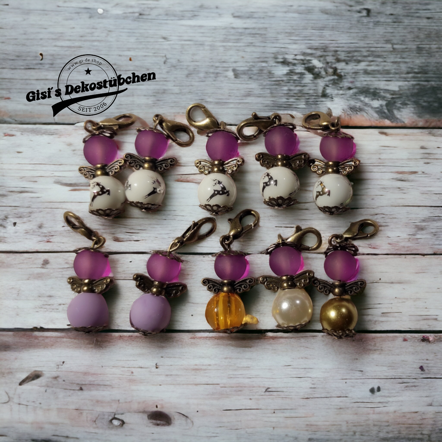 10 Guardian Angel Pendants Angel Lucky Charm 