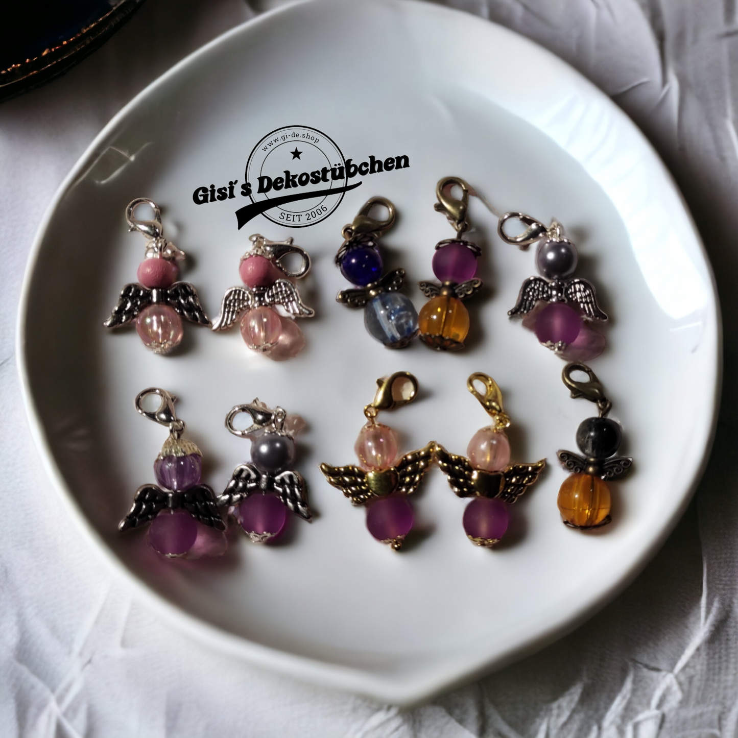 10 Guardian Angel Pendants Angel Lucky Charm 