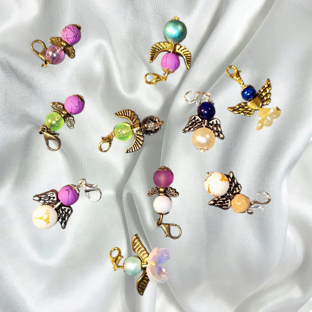 10 Guardian Angel Pendants Angel Lucky Charm 
