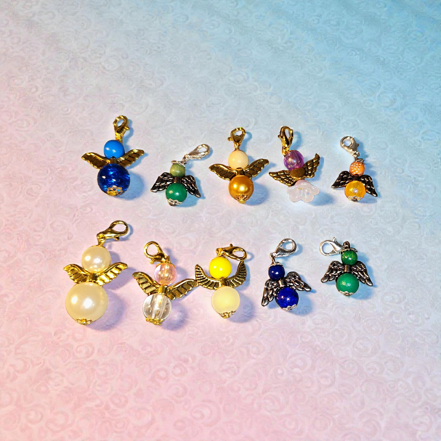 10 Guardian Angel Pendants Angel Lucky Charm 