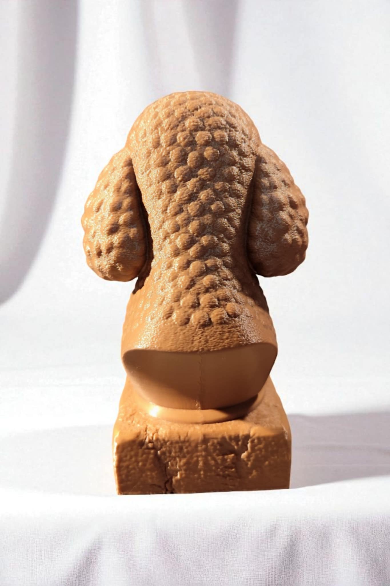 3D-printed Poodle Bust – Dog Figure made of PLA – approx. 17.5 cm