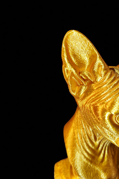 3D-printed Sphinx cat bust – detailed cat figure made of PLA – approx. 18 cm