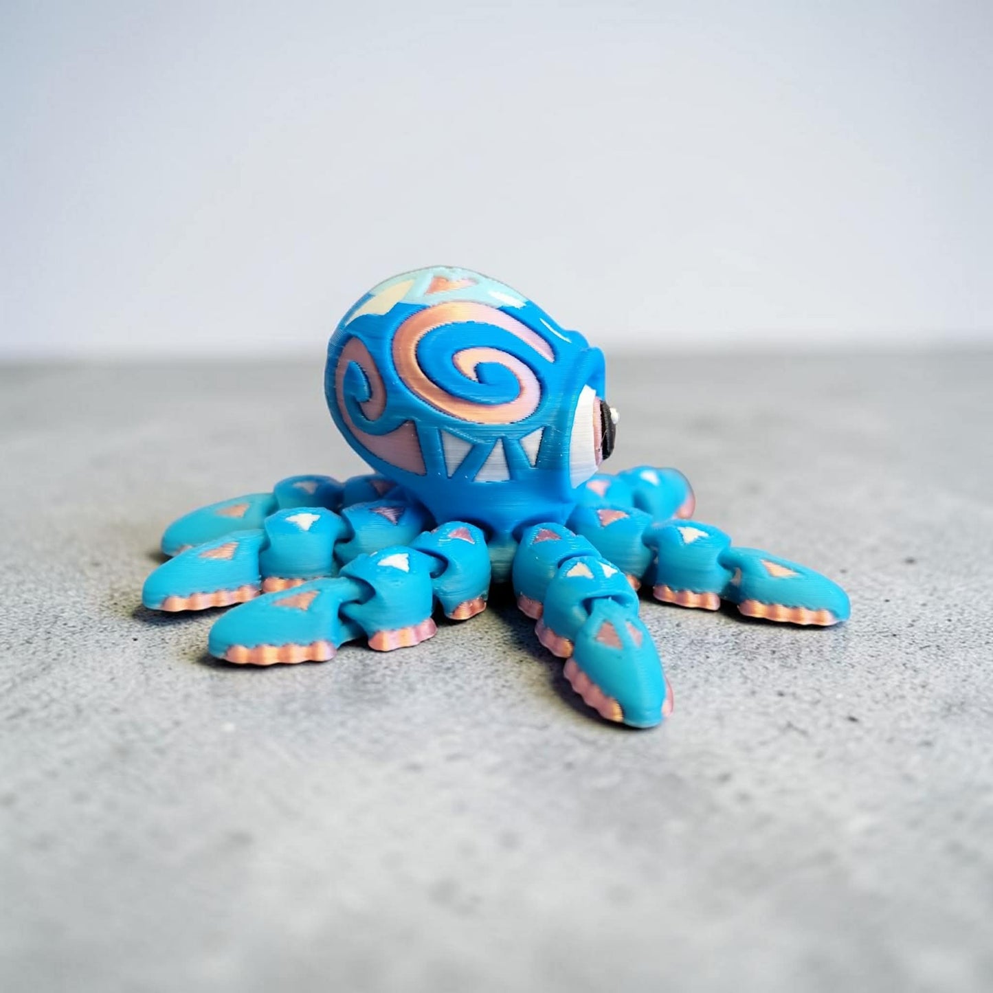 3D-Fidget Octopus – in 2 Varianten und 2 Wunschfarben