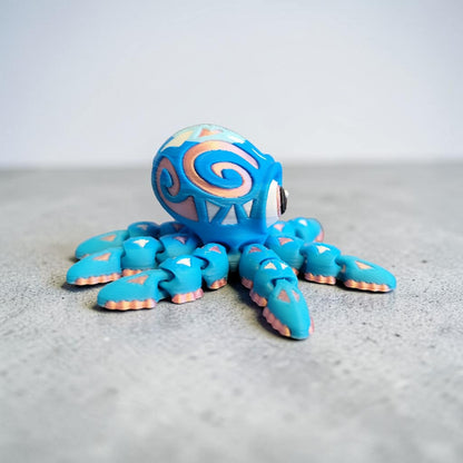3D-Fidget Octopus – in 2 Varianten und 2 Wunschfarben