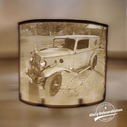 3D printing lithophane curved LED custom photo