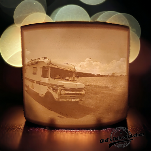 3D printing lithophane curved LED custom photo