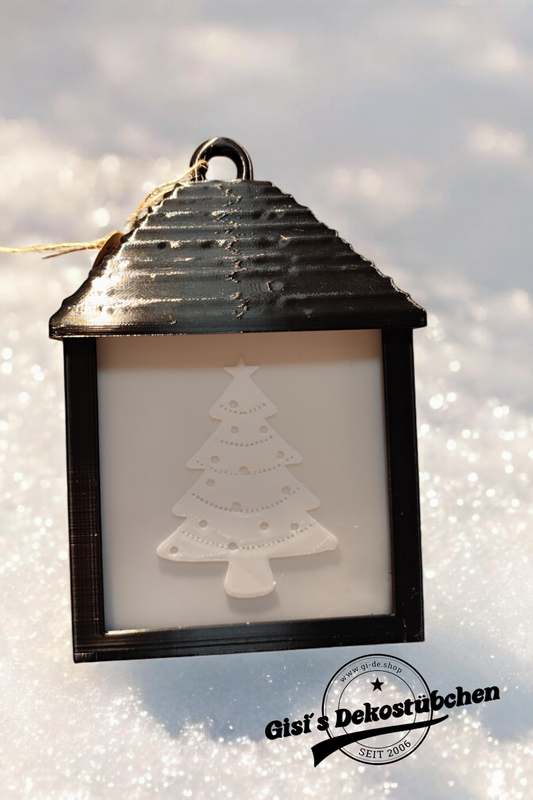 3D printed Christmas lantern (illuminated) 