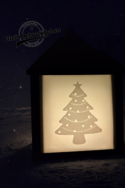 3D printed Christmas lantern (illuminated) 