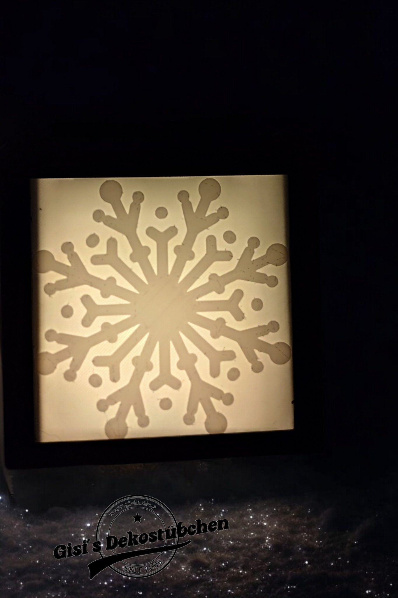 3D printed Christmas lantern (illuminated) 
