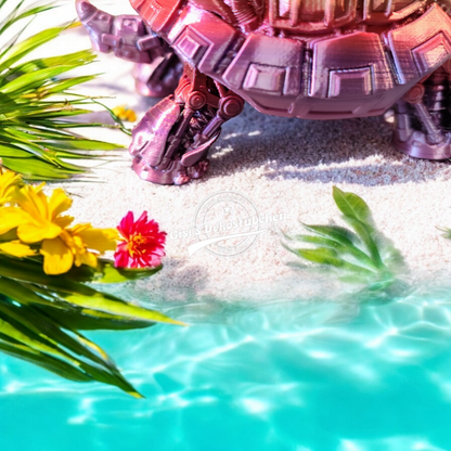 3D Gedruckte Roboter Schildkröte Gelenk Einzigartige Schildkröte Figur