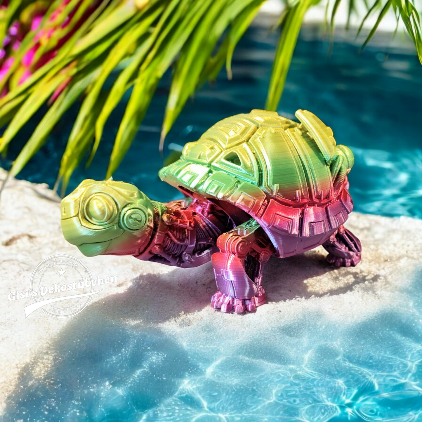 3D Gedruckte Roboter Schildkröte Gelenk Einzigartige Schildkröte Figur