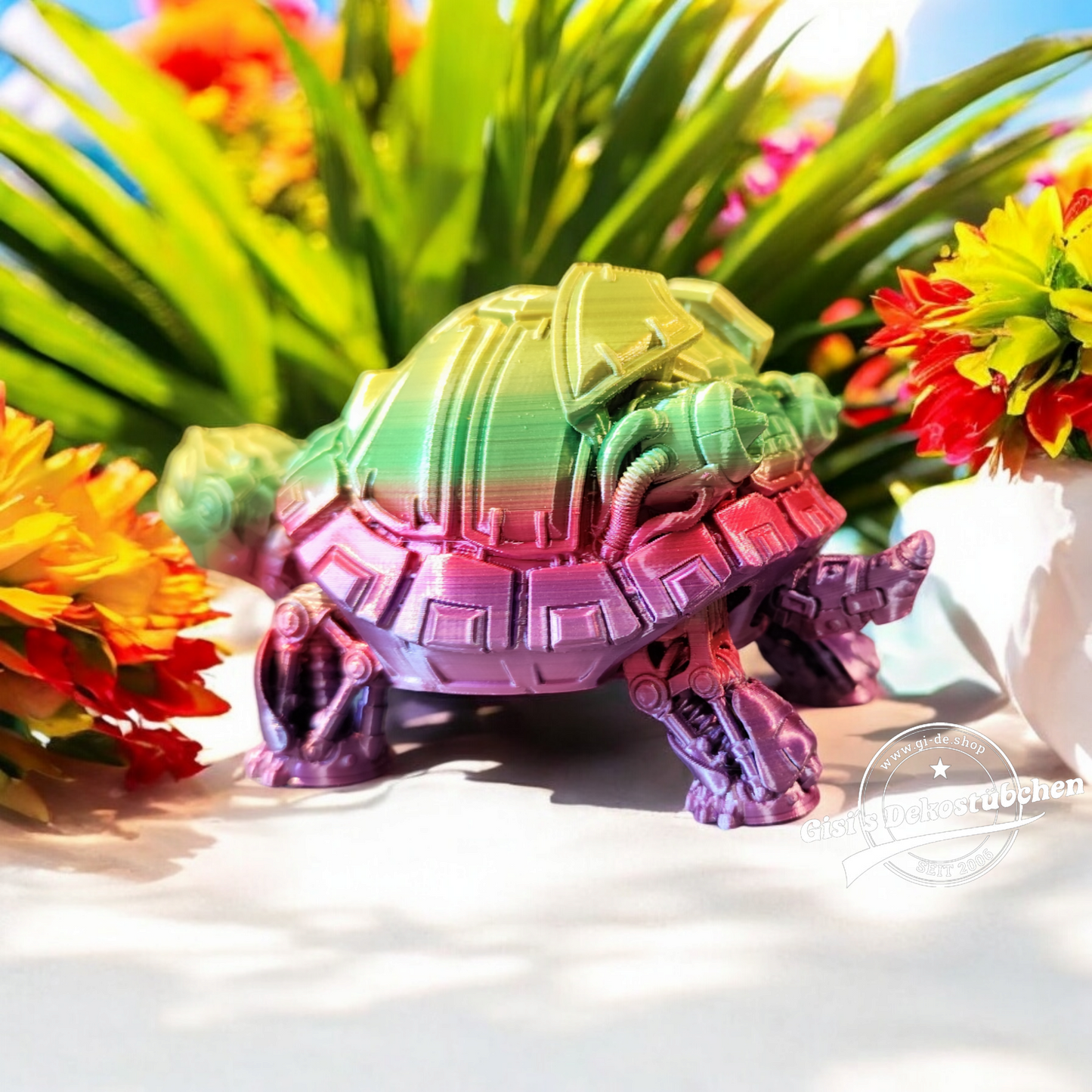 3D Gedruckte Roboter Schildkröte Gelenk Einzigartige Schildkröte Figur