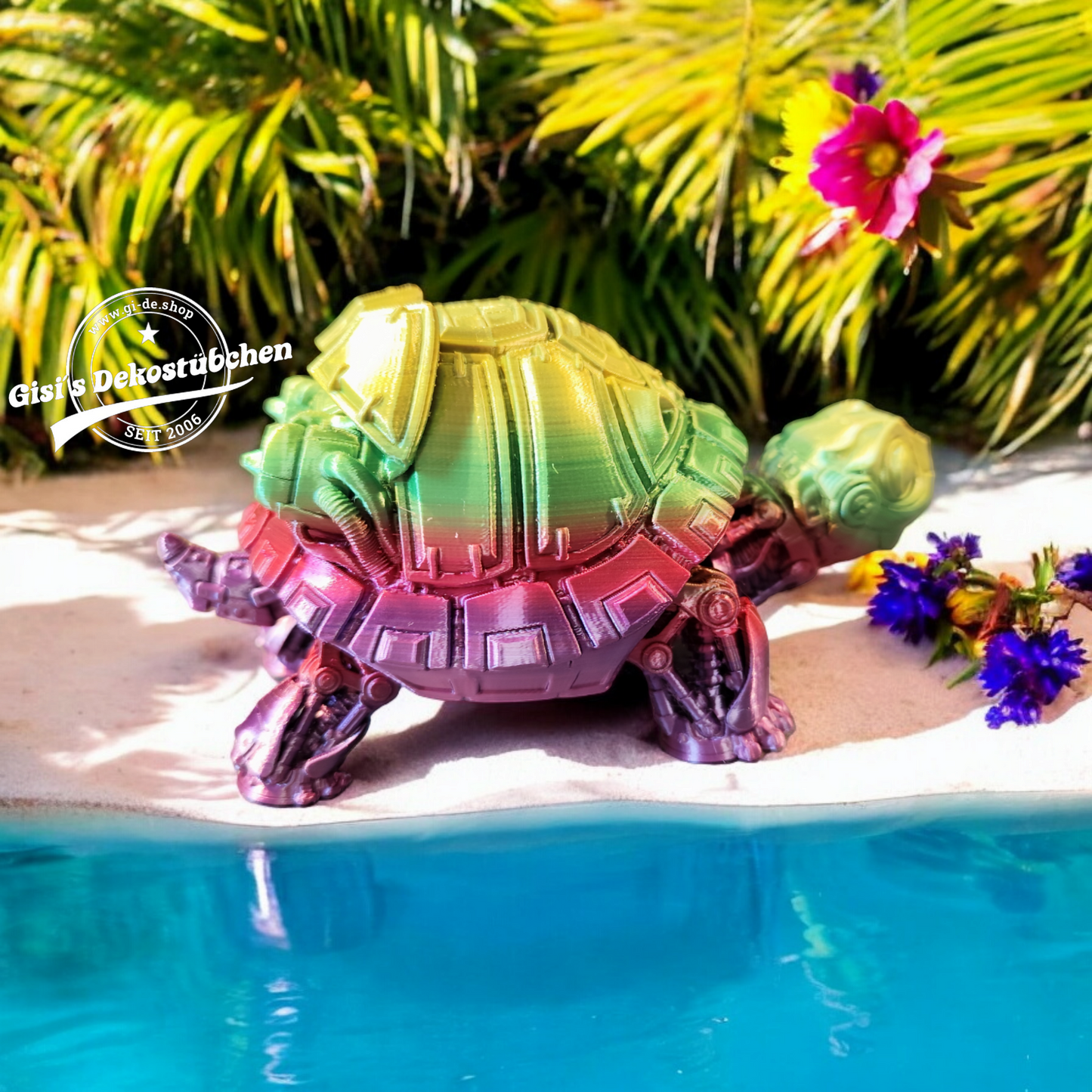 3D Gedruckte Roboter Schildkröte Gelenk Einzigartige Schildkröte Figur