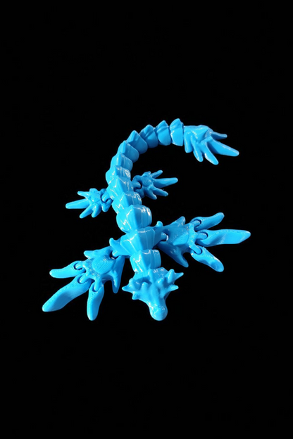 3D Printed Baby Dragon - Articulated Dragon - Fidget Toy