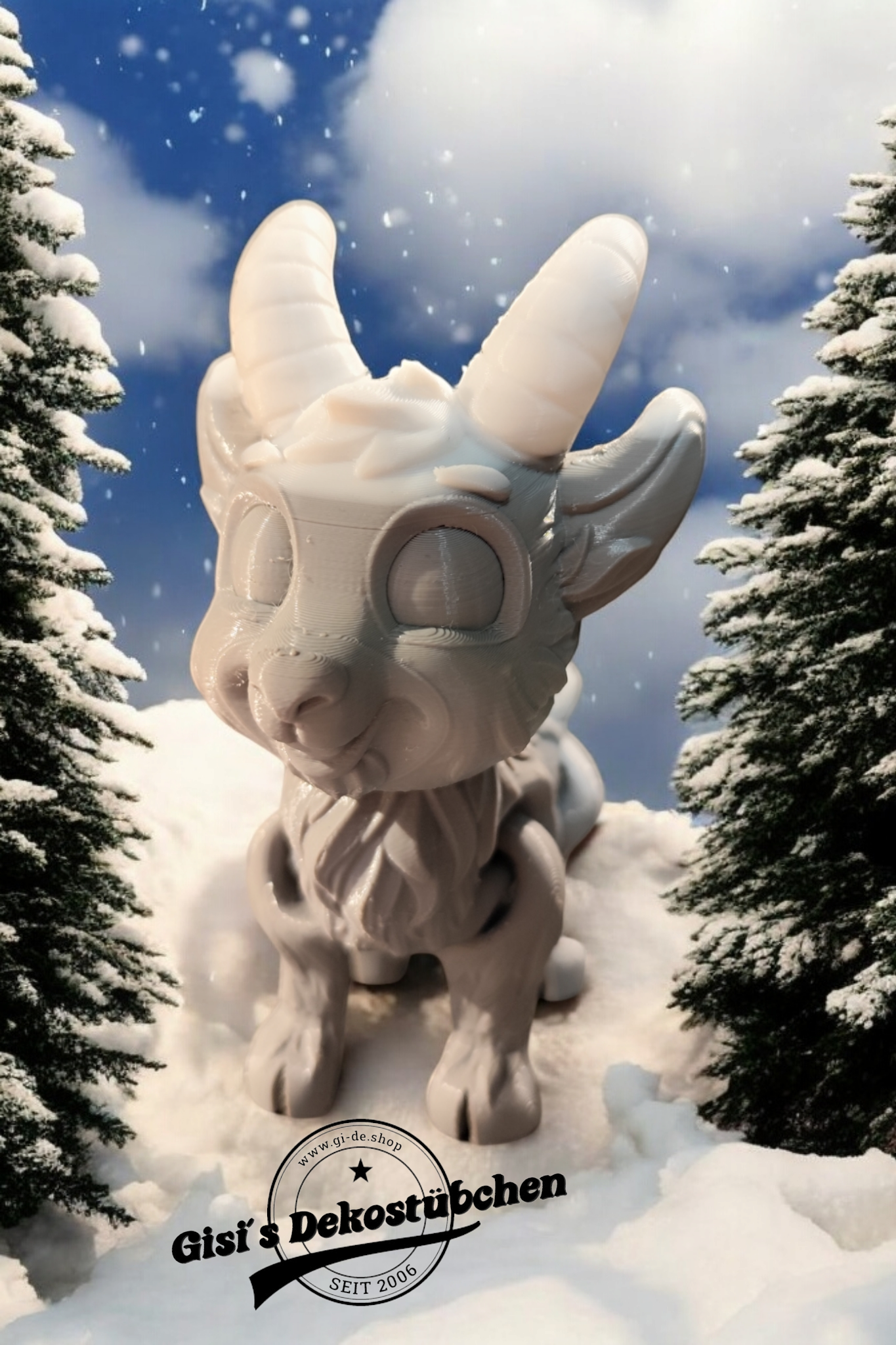 3D Printed Articulated Billy Goat