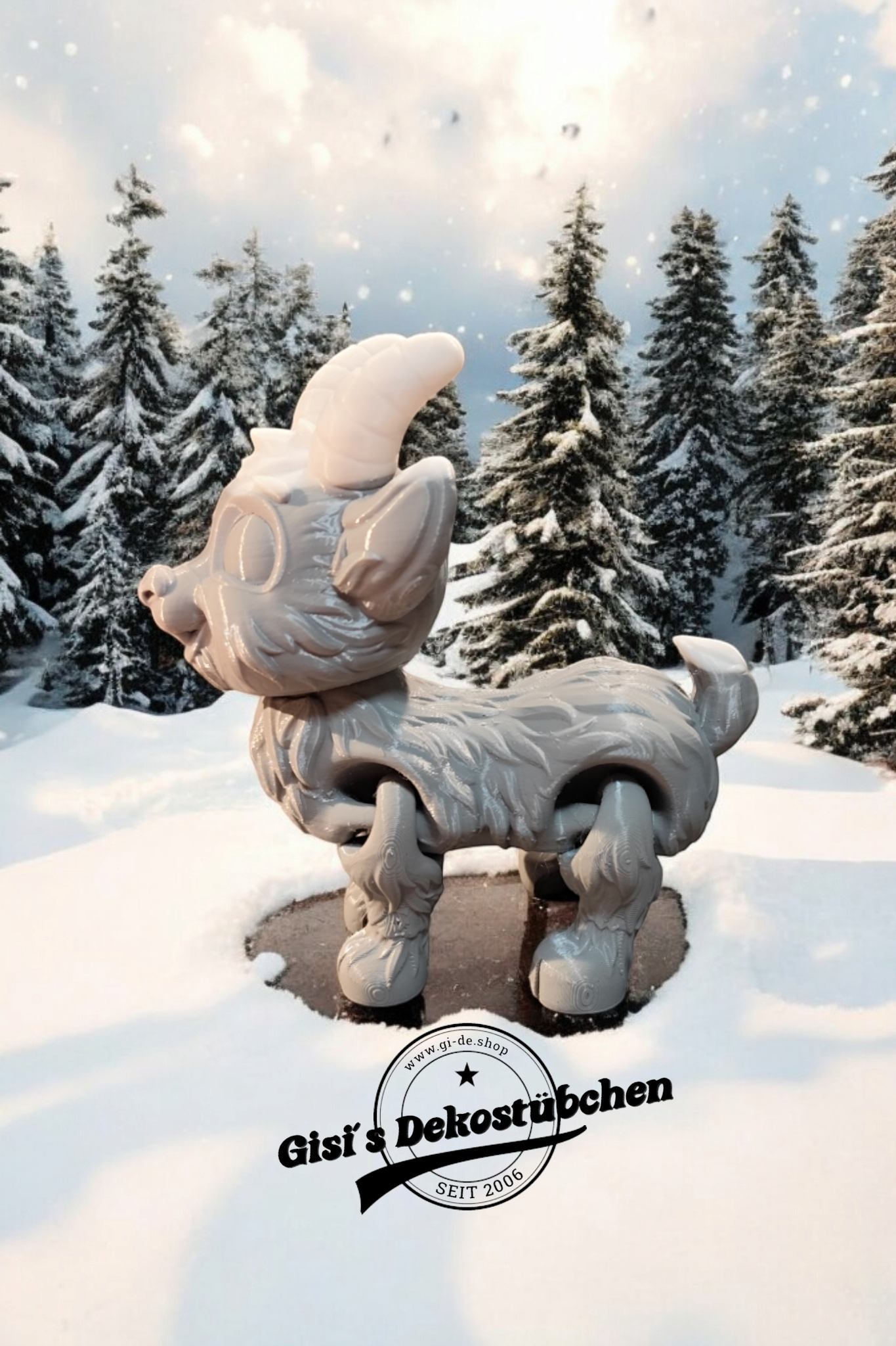 3D Printed Articulated Billy Goat