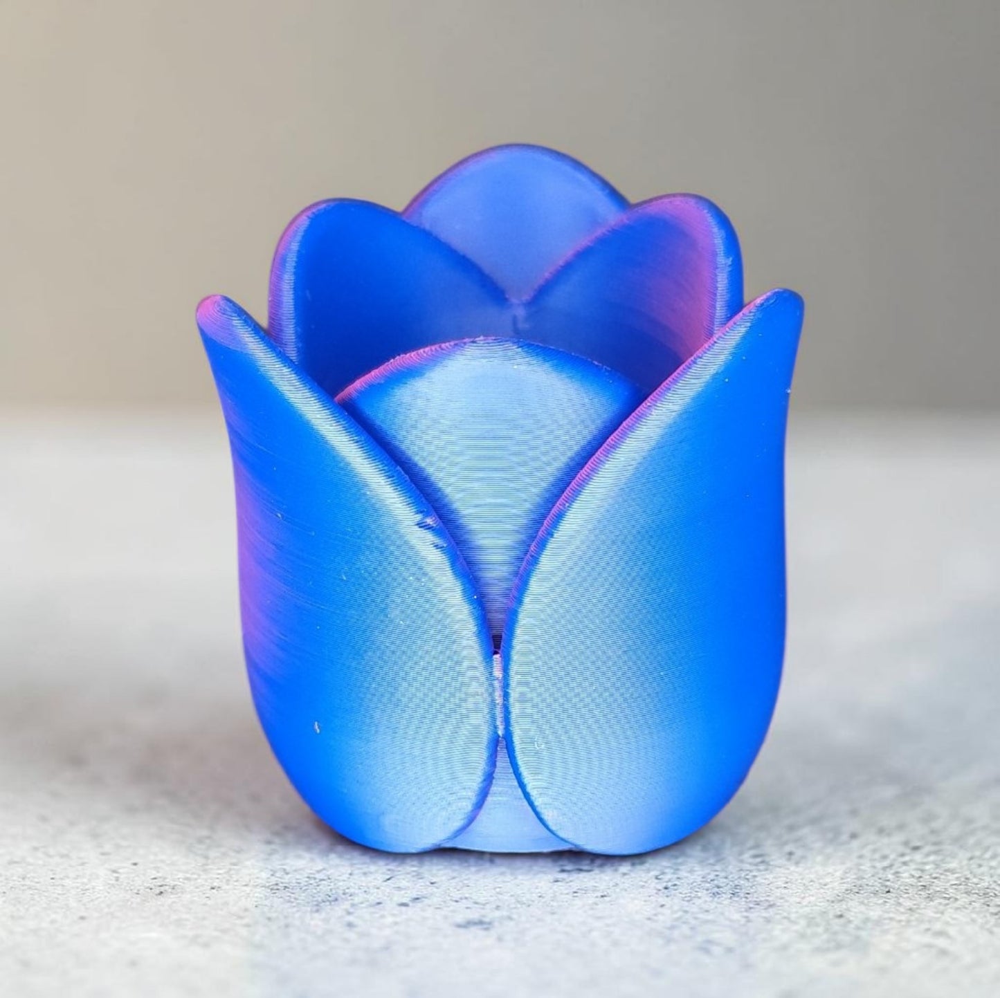 3D Gedruckter Teelichthalter Tulpe