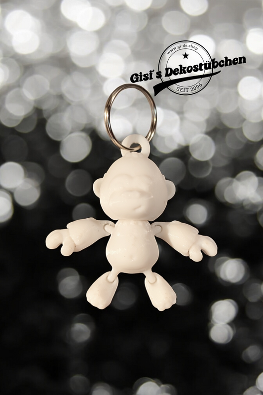 3D Gorilla Keychain