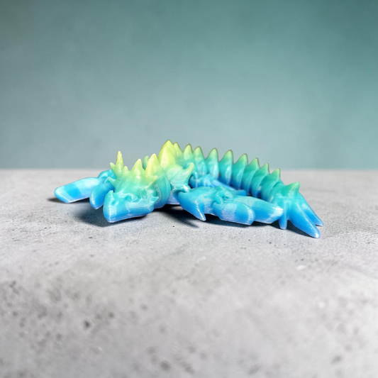 3D Printed Baby Dragon - Articulated Dragon - Fidget Toy