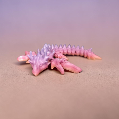 3D Printed Baby Dragon - Articulated Dragon - Fidget Toy