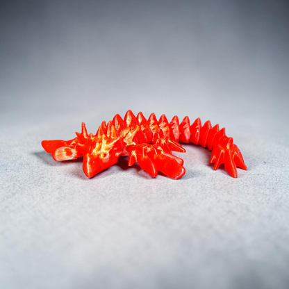 3D Printed Baby Dragon - Articulated Dragon - Fidget Toy