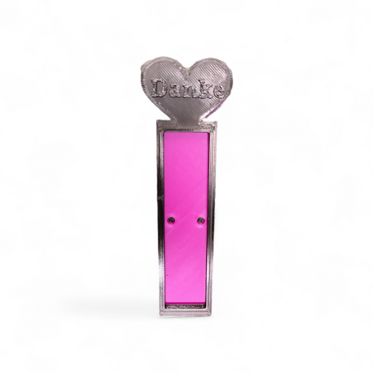 3D Printed Chocolate Bar Holder "Thank You" with Heart - Gift Idea