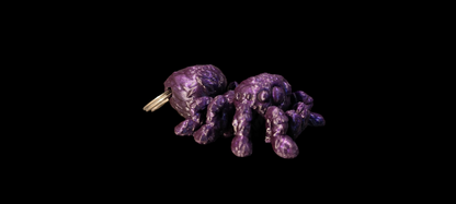 3D printed spider keychain – cute design – PLA – movable butt – custom color
