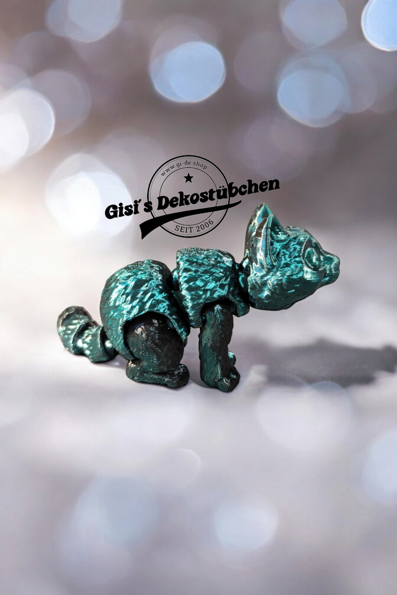 3D printed little cat fidget flexibles