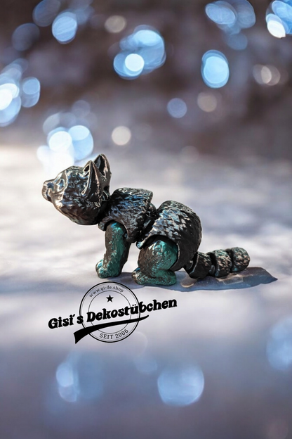 3D printed little cat fidget flexibles