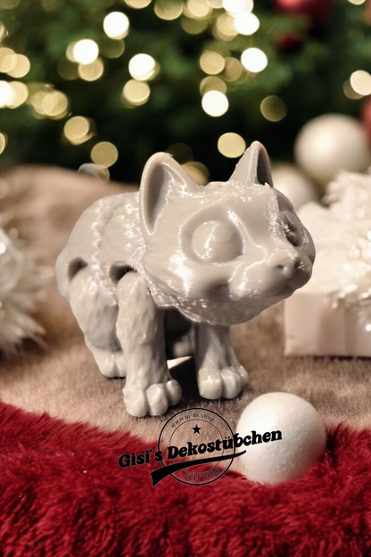 3D printed little cat fidget flexibles