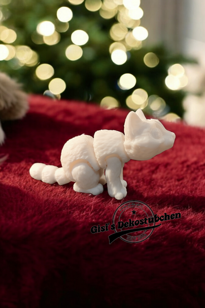 3D printed little cat fidget flexibles