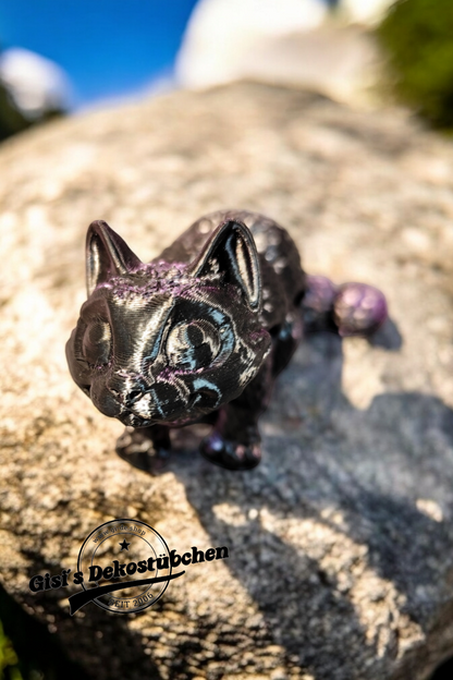 3D printed little cat fidget flexibles