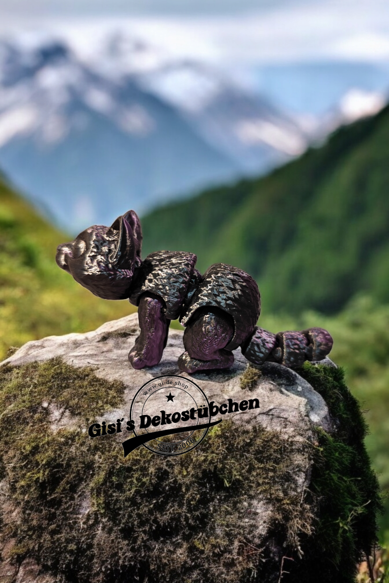 3D printed little cat fidget flexibles