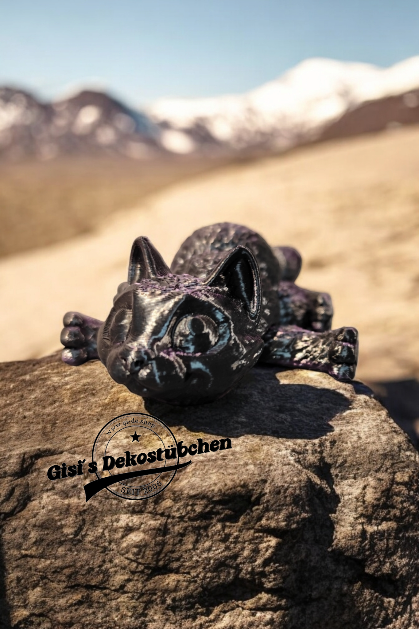 3D printed little cat fidget flexibles