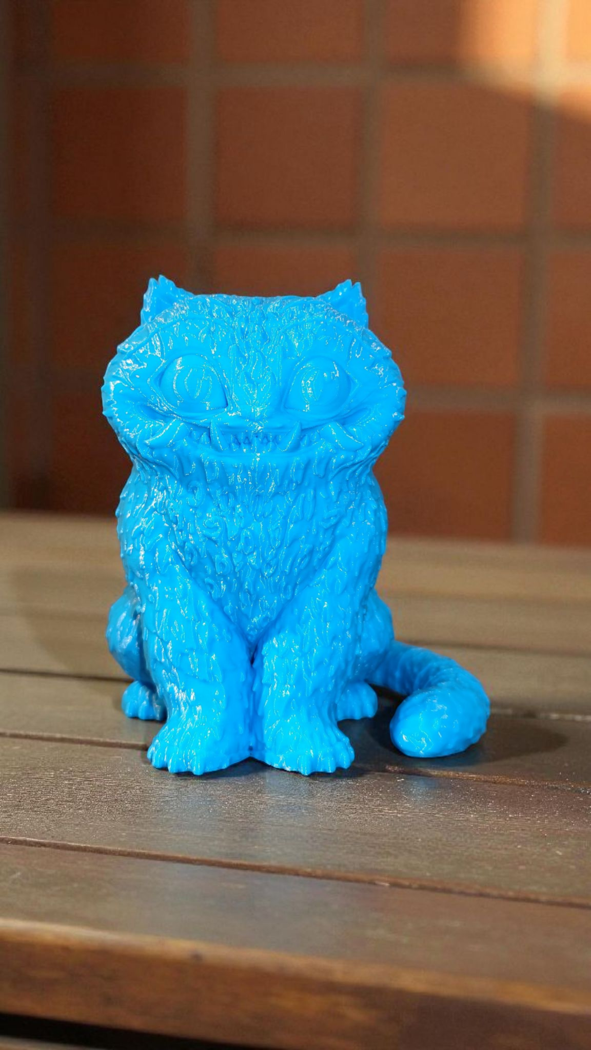 3D gedruckter Derpy Tiger | Detailreich | Wunschfarbe | body3D