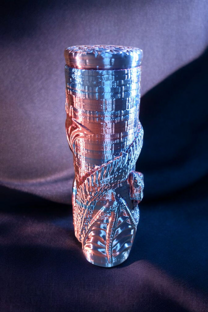 3D printed dragon can screw cap