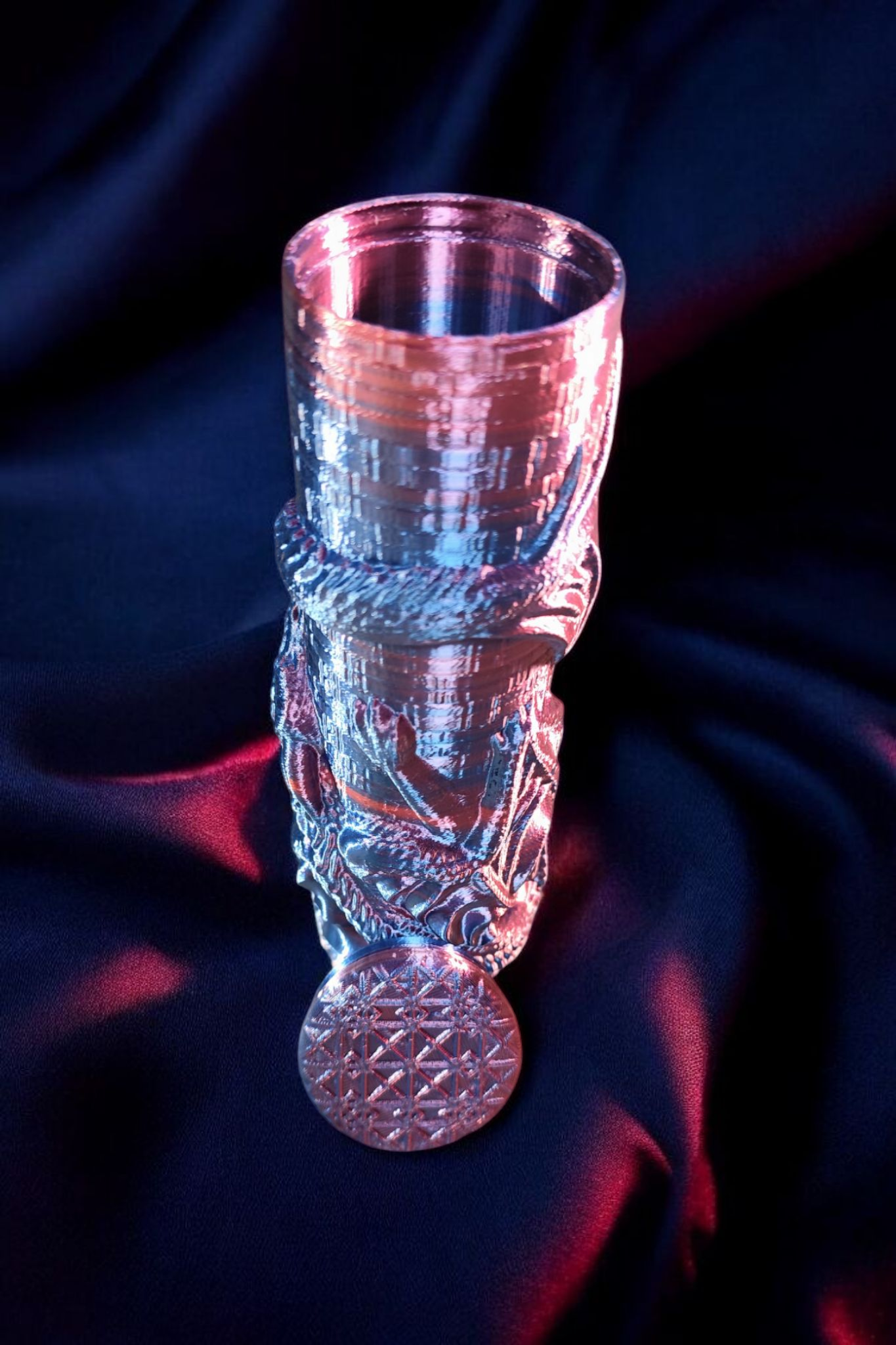 3D printed dragon can screw cap
