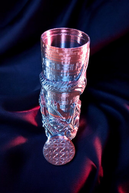 3D printed dragon can screw cap