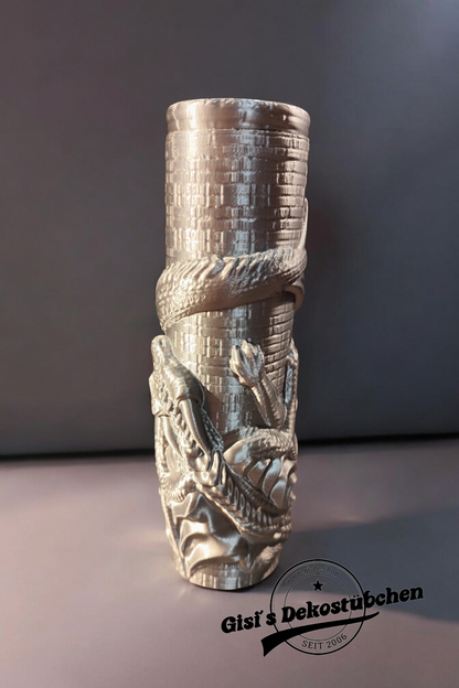 3D printed dragon can screw cap