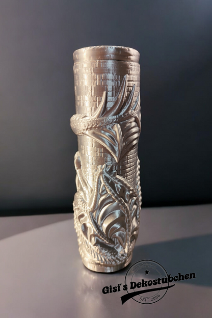 3D printed dragon can screw cap