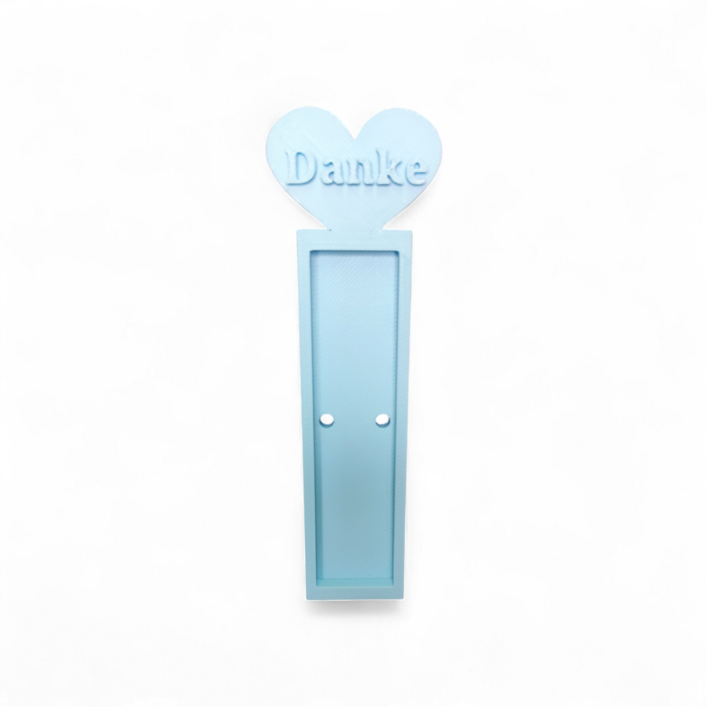 3D Printed Chocolate Bar Holder "Thank You" with Heart - Gift Idea