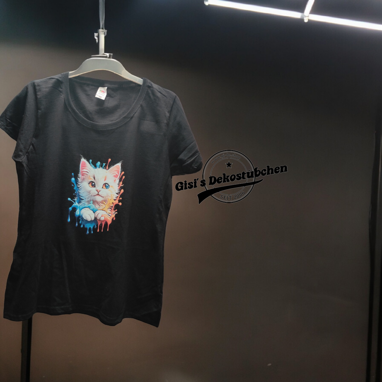 Watercolor Cool Cat Shirt, Gift