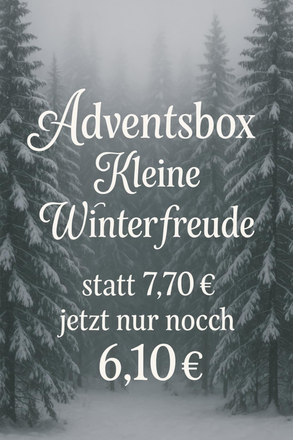 "Advent Box Little Winter Joy - lovely decoration for the pre-Christmas season"