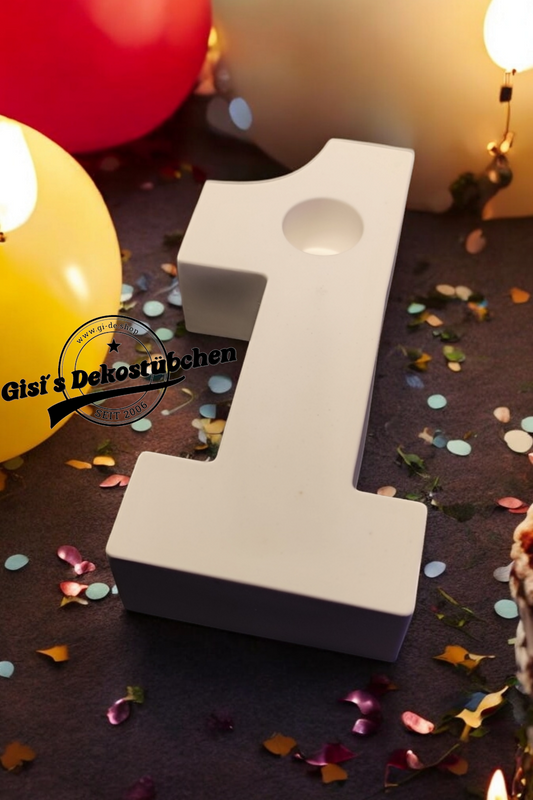 Advent candle holders / Number candles / Birthday candles 
