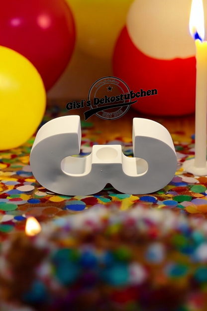 Adventskerzenständer / Zahlenkerzen / Geburtstagskerzen