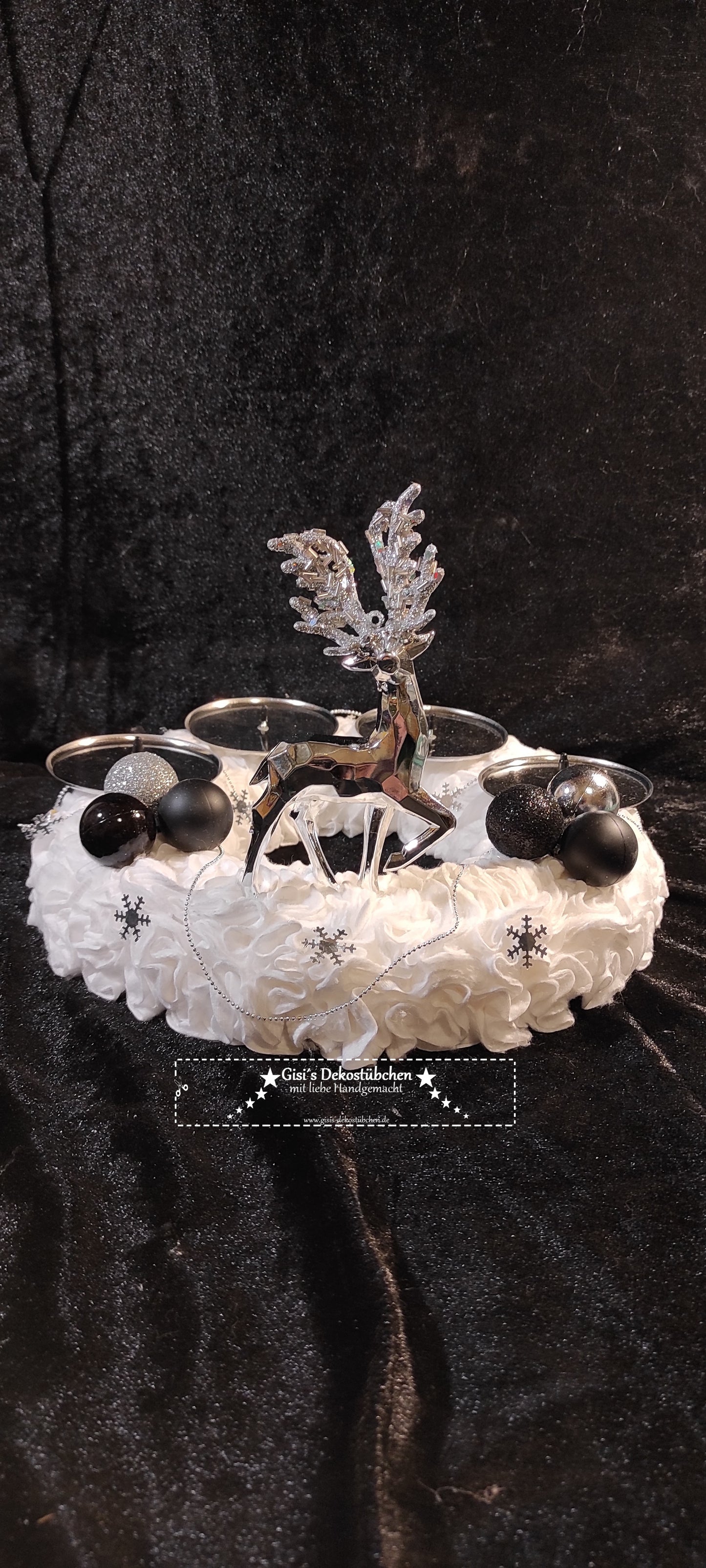 Advent wreath "Deer in the Snow-XMAS"