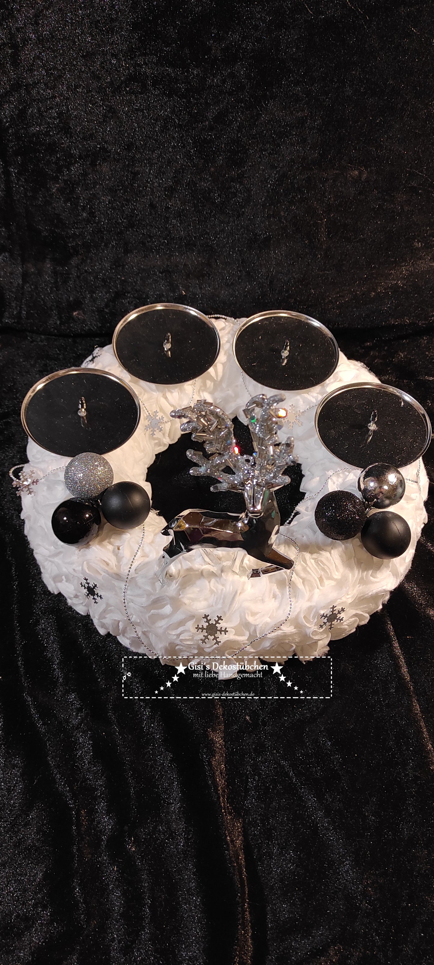 Advent wreath "Deer in the Snow-XMAS"