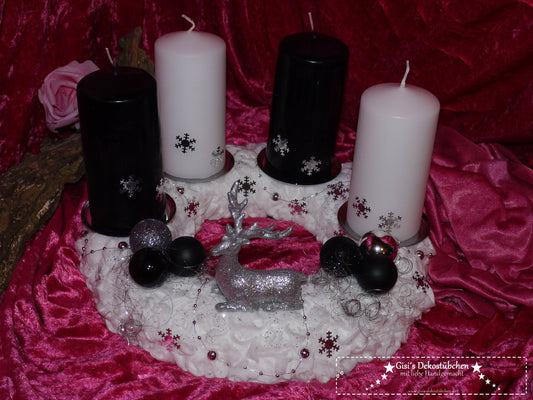 Advent wreath "Deer in the Snow-XMAS"