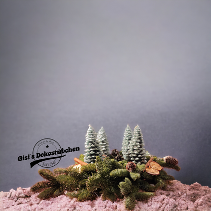 Advent wreath freshly tied green, natural 