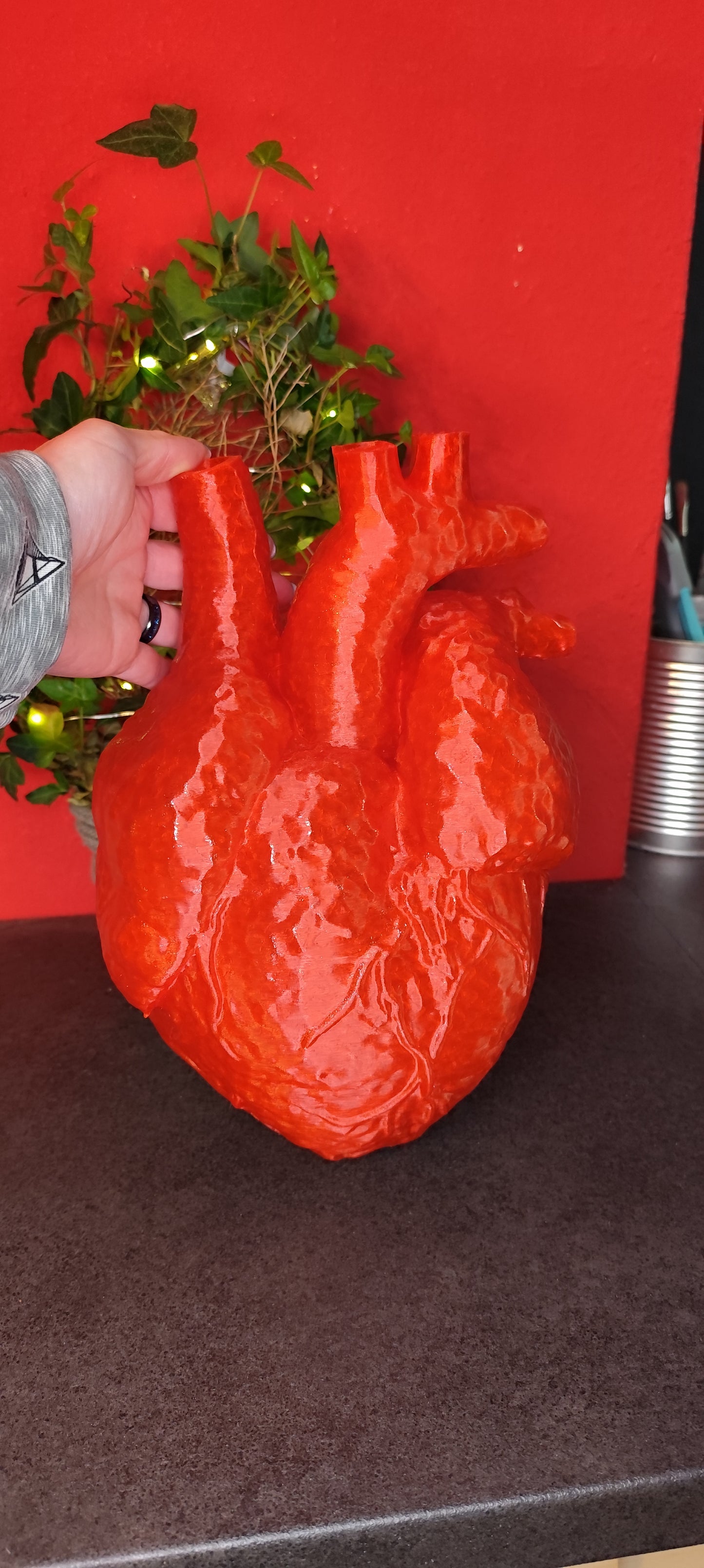 Anatomical Heart 3D Printed - Enlarged Anatomy Model Medical Decoration 19cm